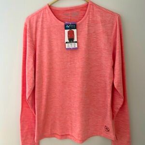 NEW Long sleeve crew women’s small coral top